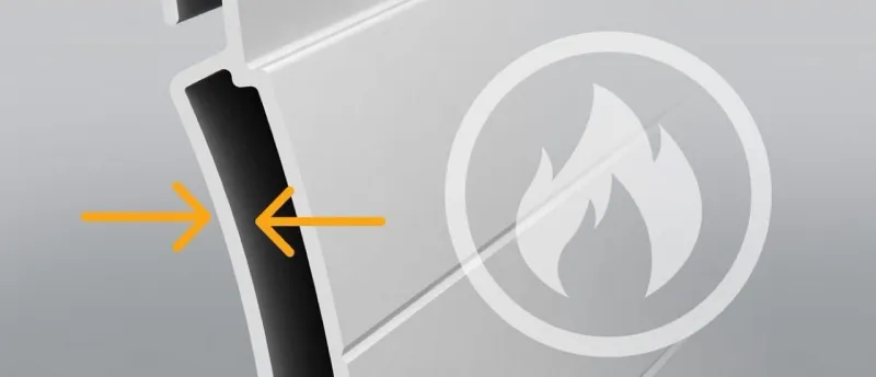 Lames aluminium isolantes